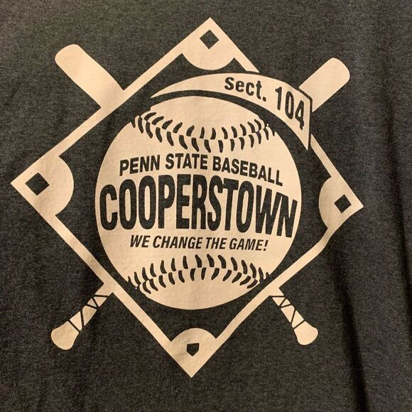 Penn State Baseball Cooperstown Size 2XL T-Shirt - Picture 2 of 3